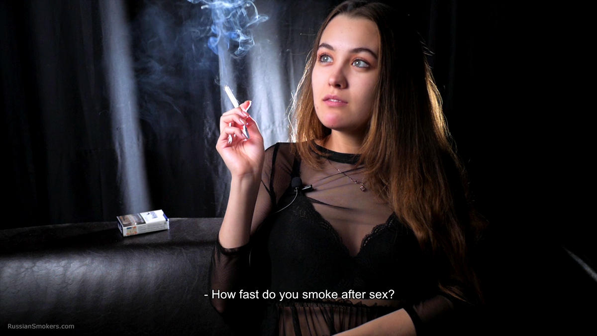 Smoking fetish videos with Russian Girls image