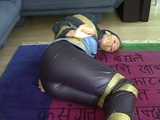Get 4 short videos with Leoni and friends bound and gagged in shiny nylon rainwear from 2005-2008! 5