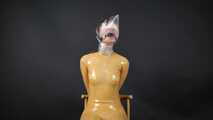 Xiaomeng in Transparent Latex and Bagged 12